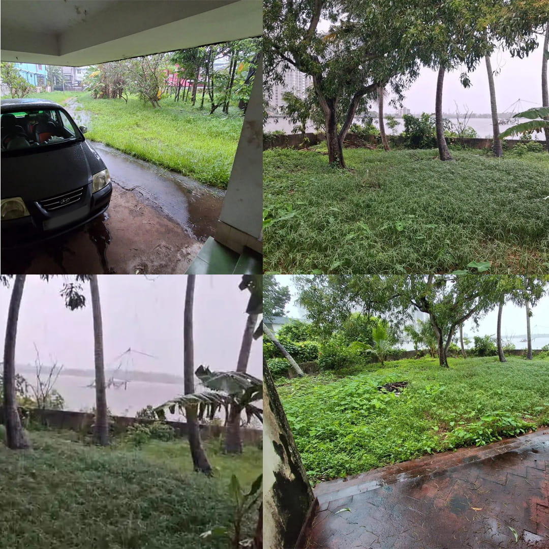 waterfront property with a house for sale in Kochi