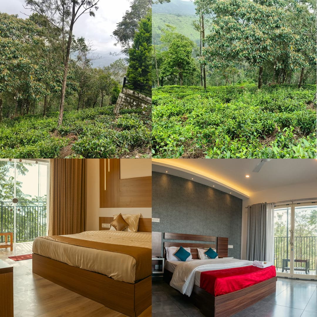 Hill view villa resort for sale in Vagamon