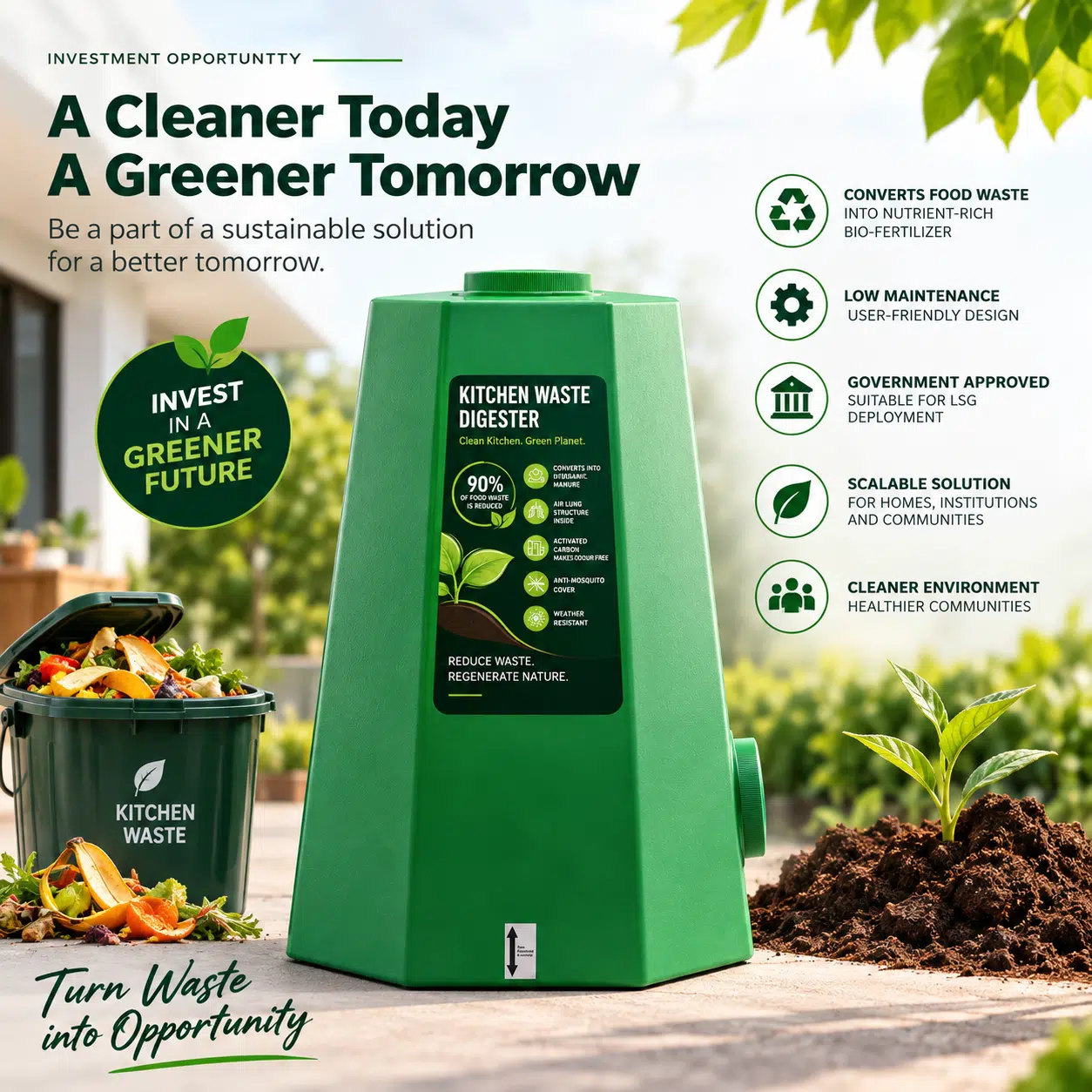 Seeking investors for a waste management company in Kerala